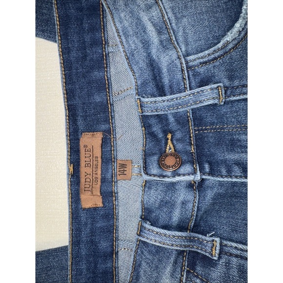 Judy Blue High Waist, Utility Pockets, Crop Wide Leg Jeans Sz 14 W - Picture 3 of 8